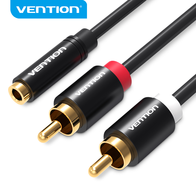 Genius Home Cinema - Vention Jack 3.5mm Female to 2RCA