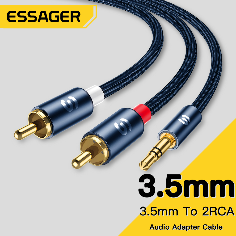 Genius Home Cinema - Essager Audio Cables 3.5mm Jack to