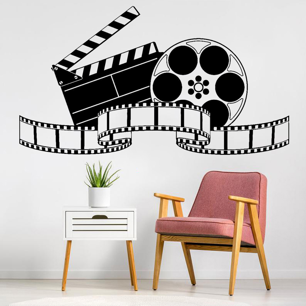 Home Cinema Films - Filming Vinyl Wall Decal Artistic Cinema