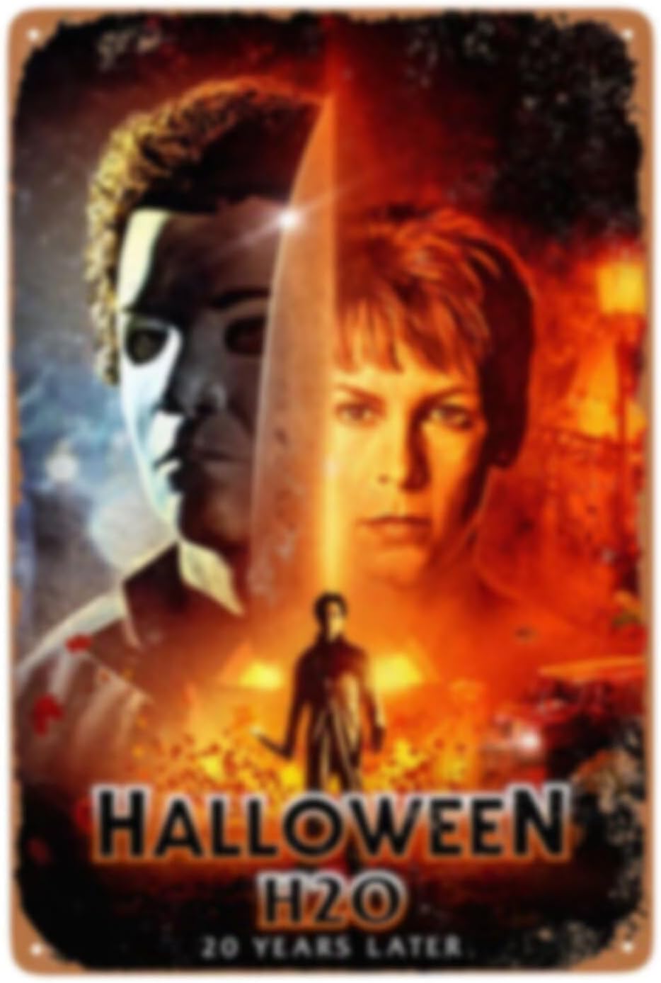 Vintage Home Cinema - Vintage Movie Tin Signs Halloween Movie