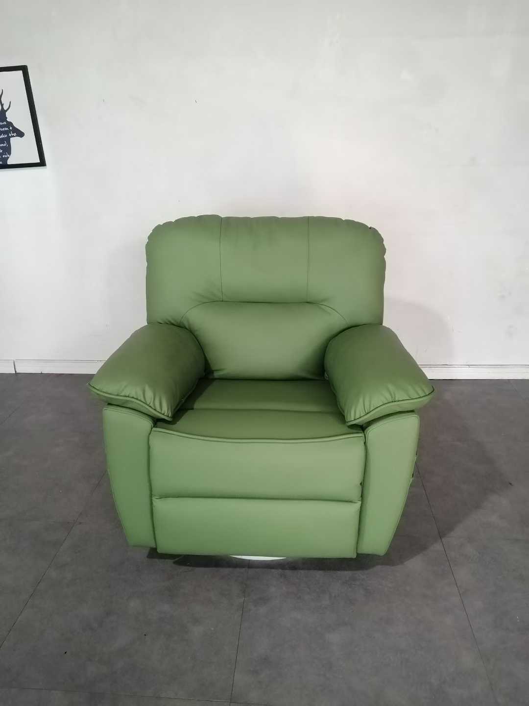 Home Cinema Chairs - Synthetic Leather Metal Frame Modern Cinema