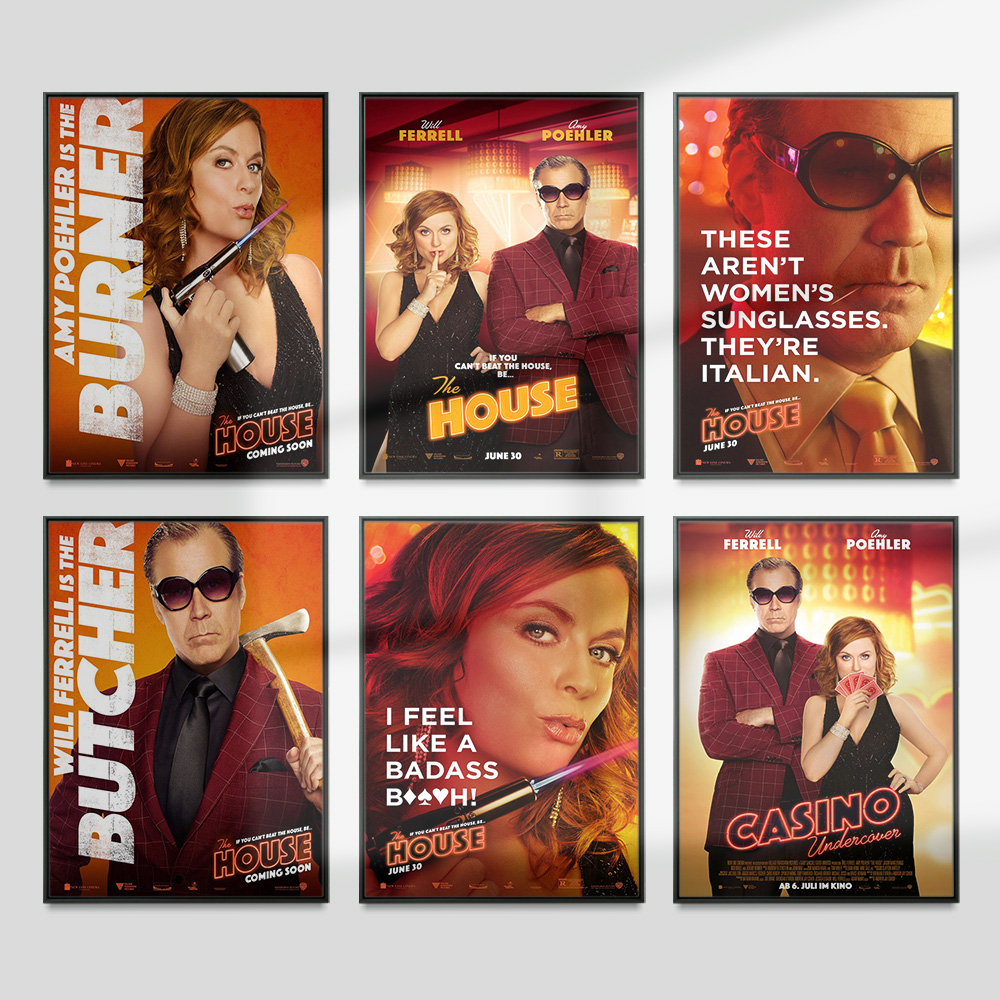 Home Cinema Films - The House Movie Print Art Poster