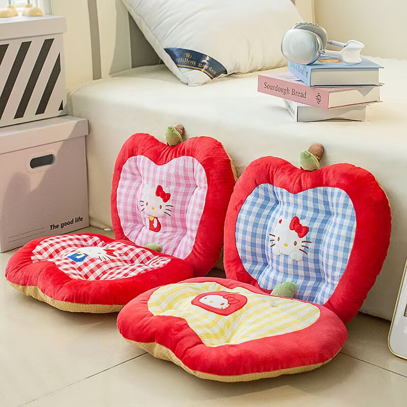 Home Cinema Chairs - Cute Hello Kitty Apple Shaped Plush