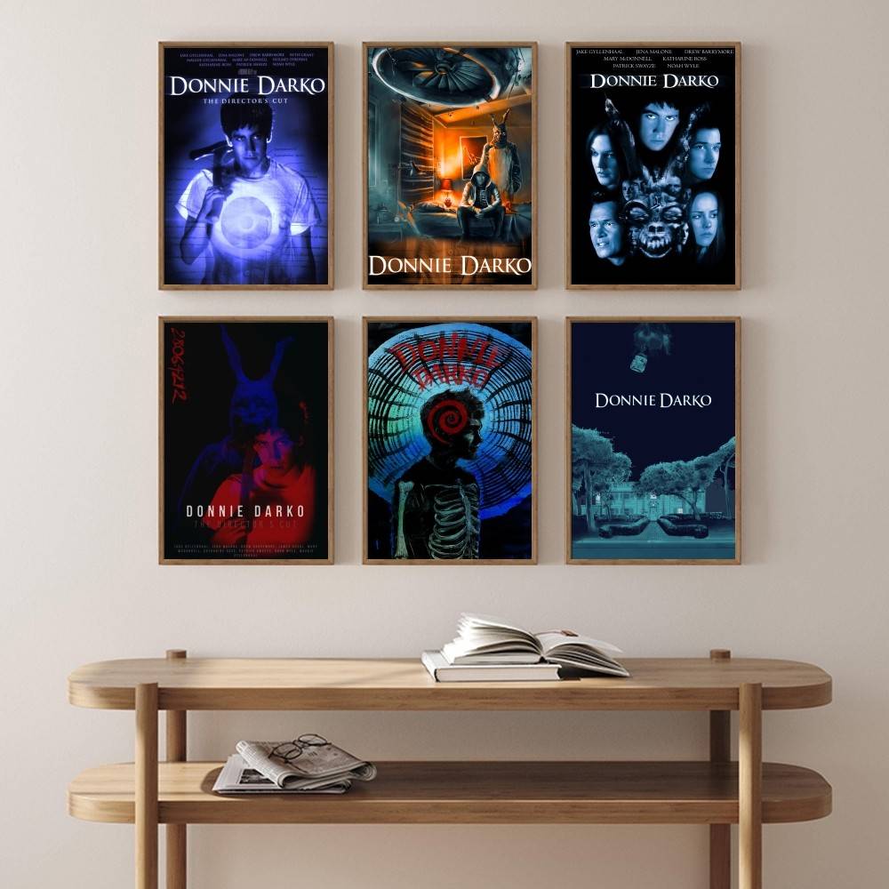 Home Cinema Films - Donnie Darko Movie Paper Poster Retro