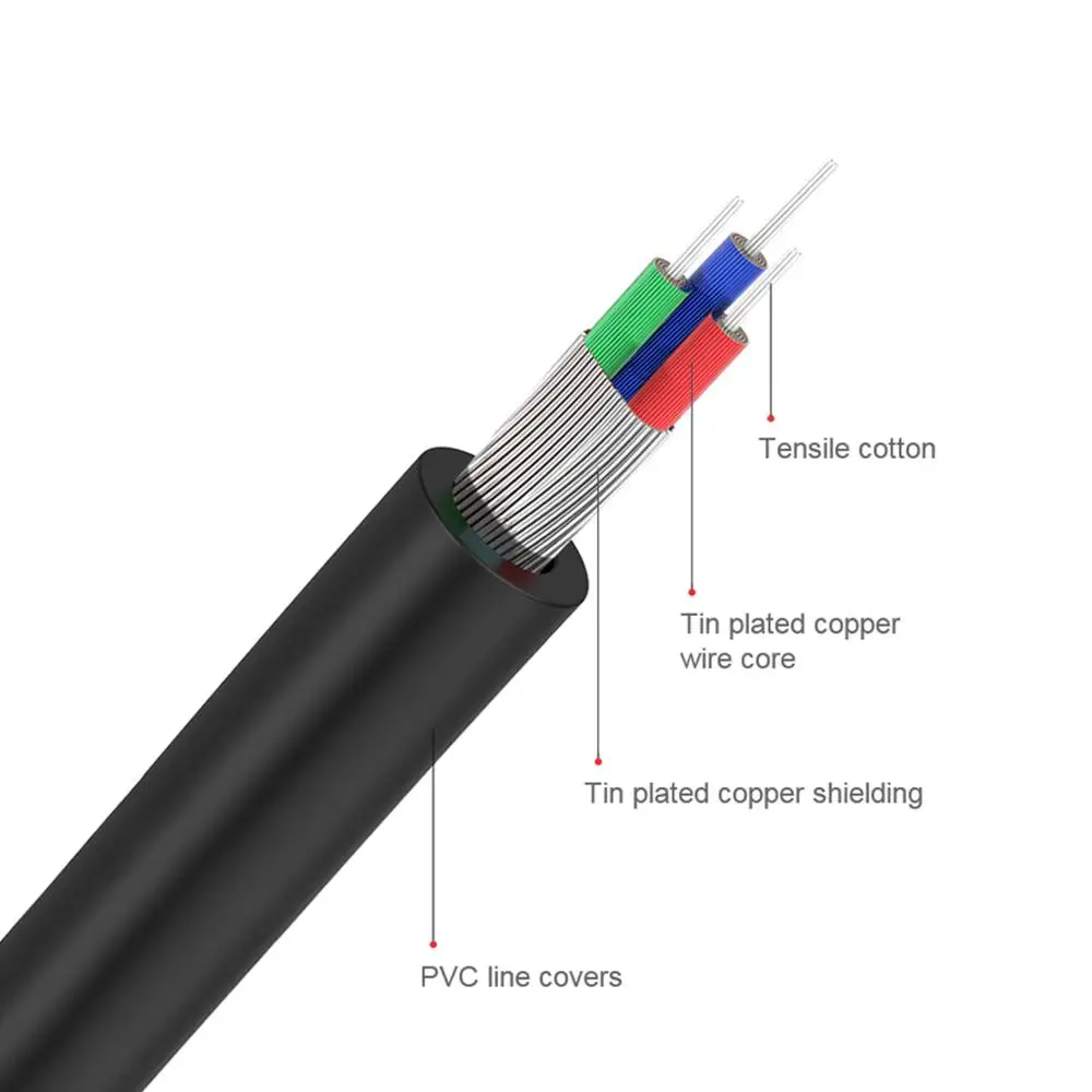 QGeeM RCA Cable 2RCA to 3.5 Au - Genius Home Cinema recension och pris