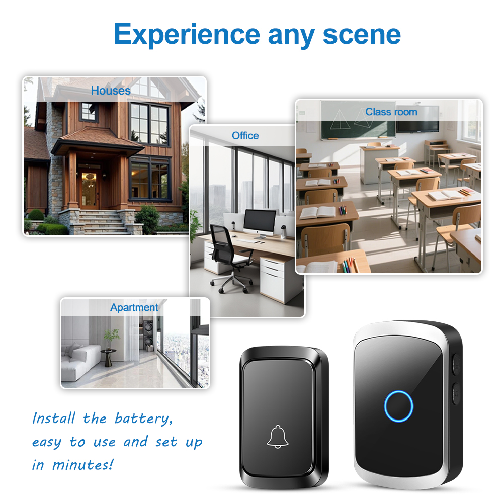 Smart Wireless Doorbell Door C - Home Cinema Kit recension och pris