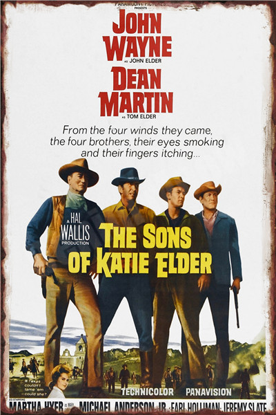 John Wayne Retro Metal Tin Sig - Vintage Home Cinema recension och pris