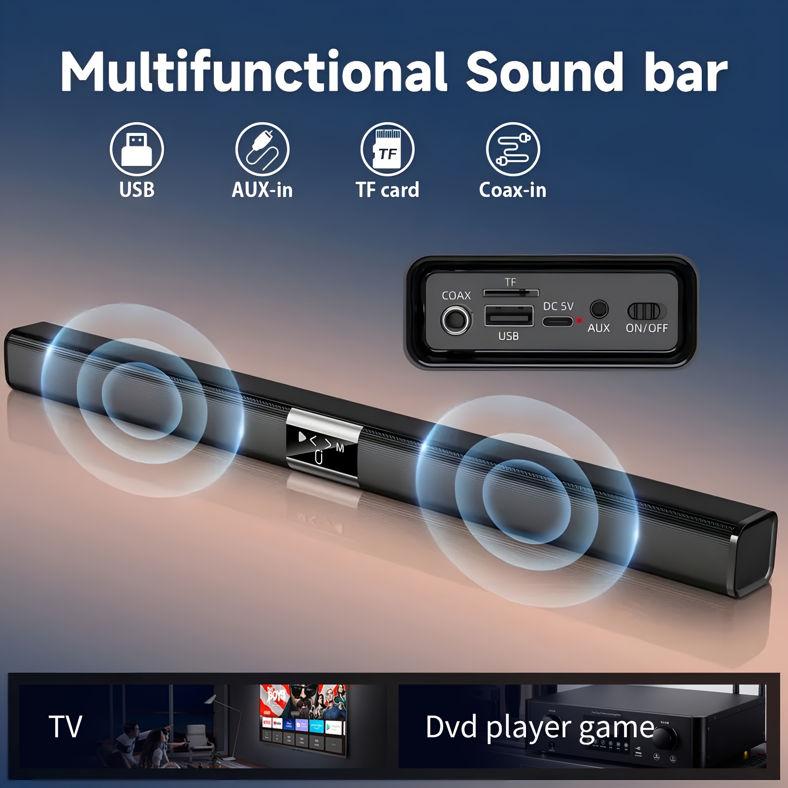 Soundbar Cinema Soundbar Hifi  - Home Cinema Couch recension och pris