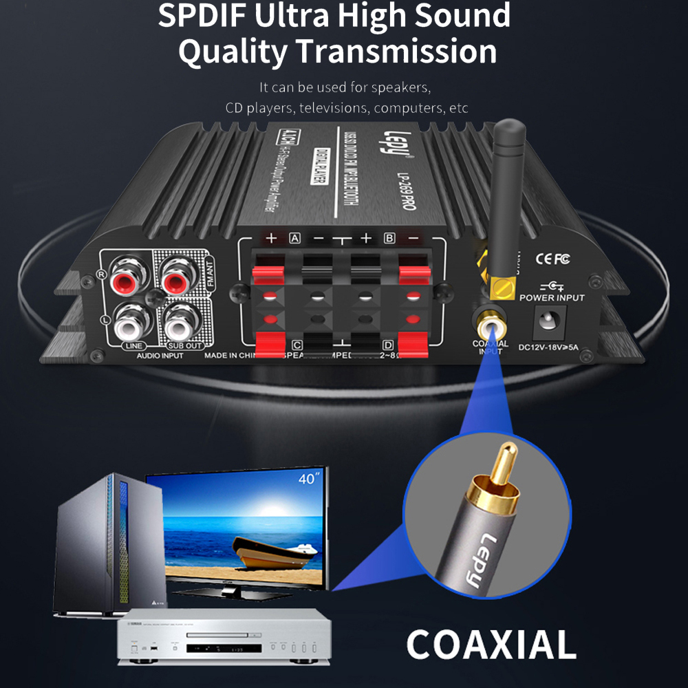 LEPY LP-269PRO 4.1 Channel Amp - Home Cinema Marantz recension och pris