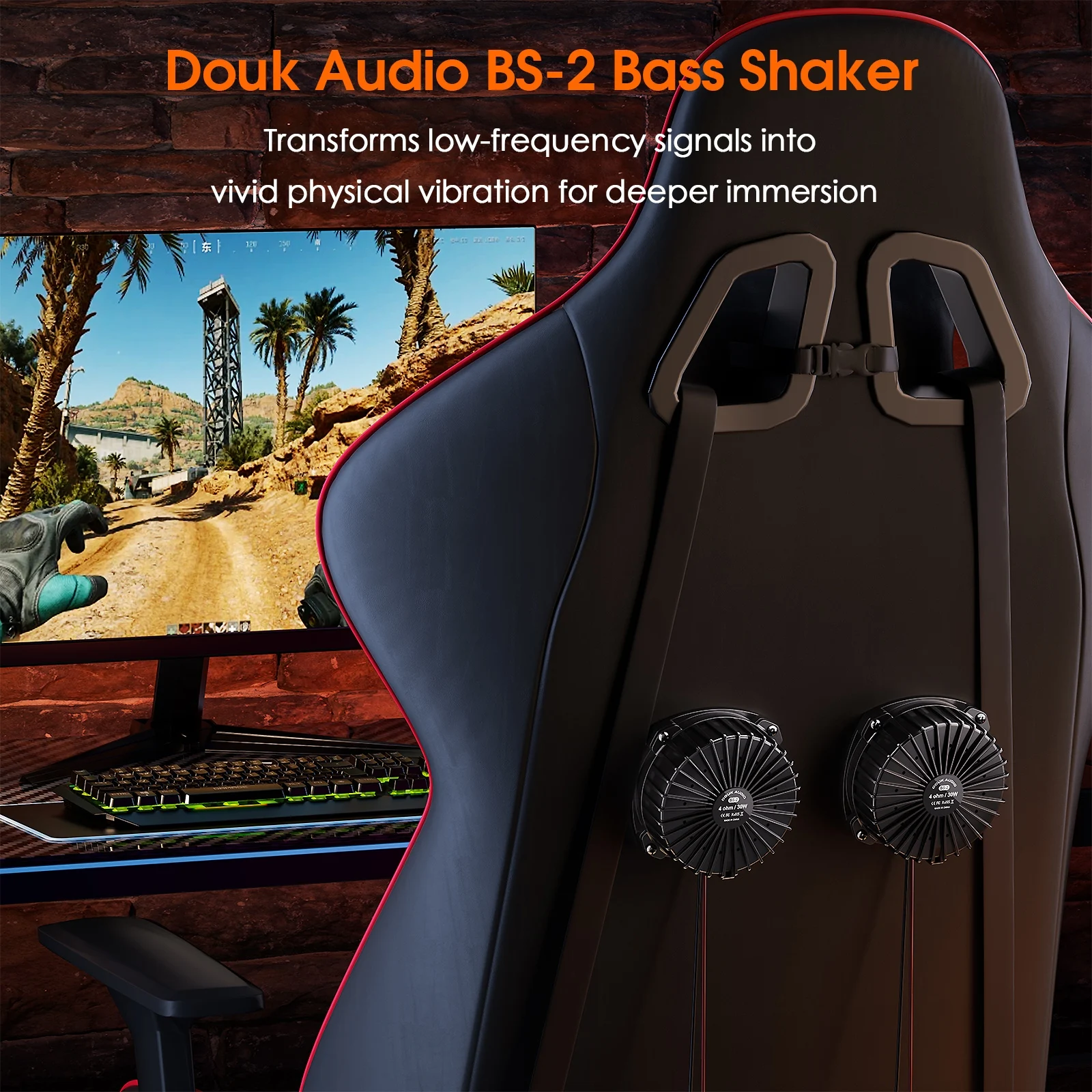 Douk Audio BS-2 30W 4Ω Bass Sh - Home Cinema Chairs recension och pris