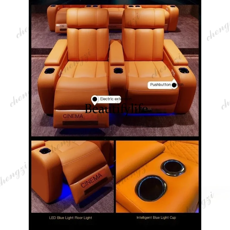 G153 Luxury Genuine Leather El - Home Cinema Chairs recension och pris