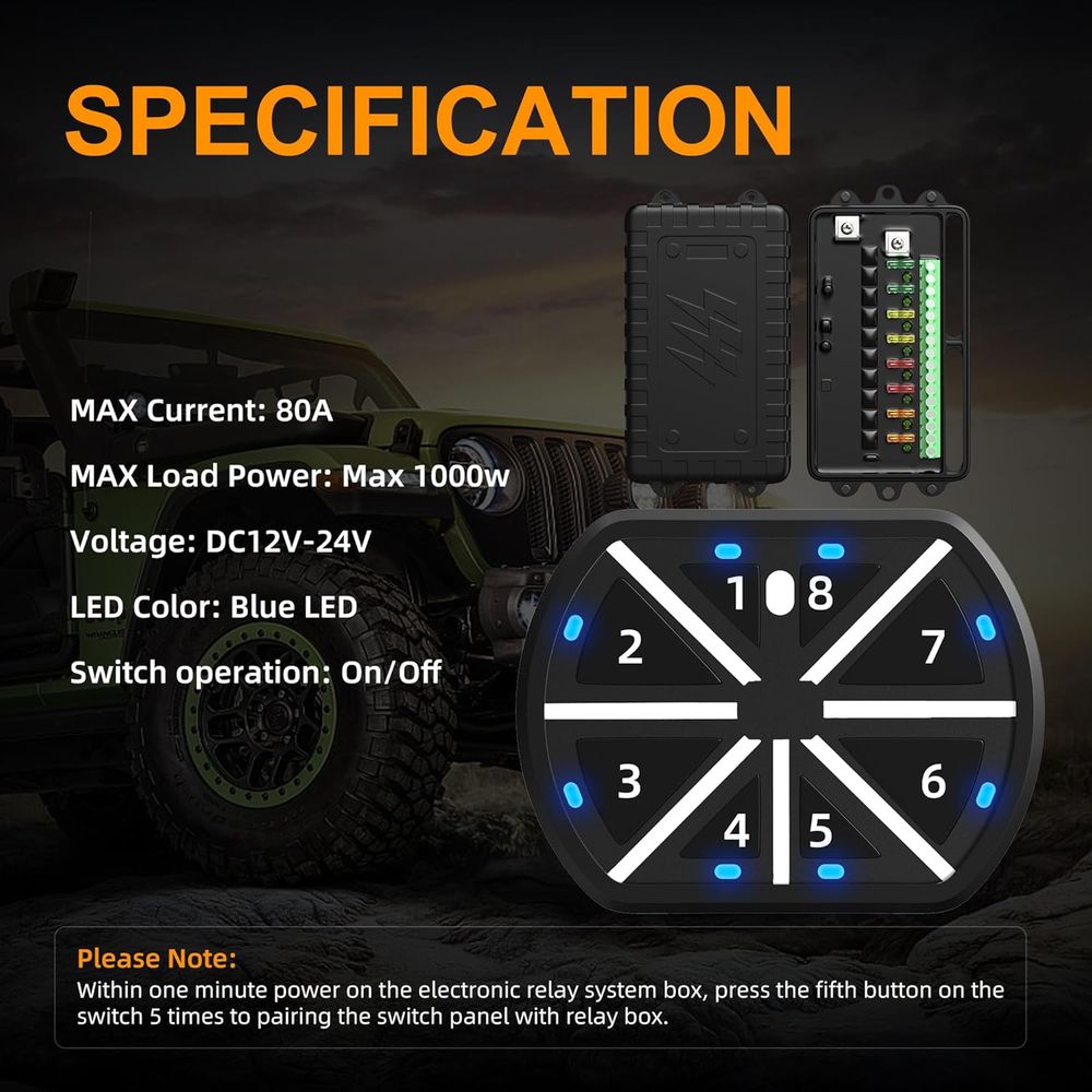 8 Gang Switch Panel Universal  - Universal Remote Control recension och pris