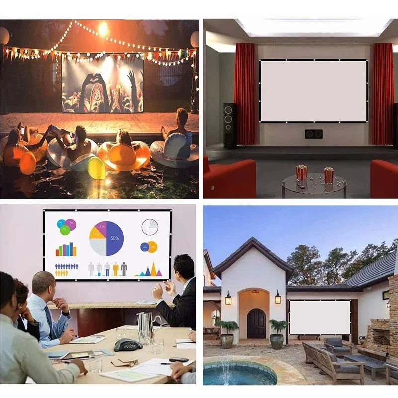 Yovanxer Portable Screen for P - Home Cinema Blanc recension och pris