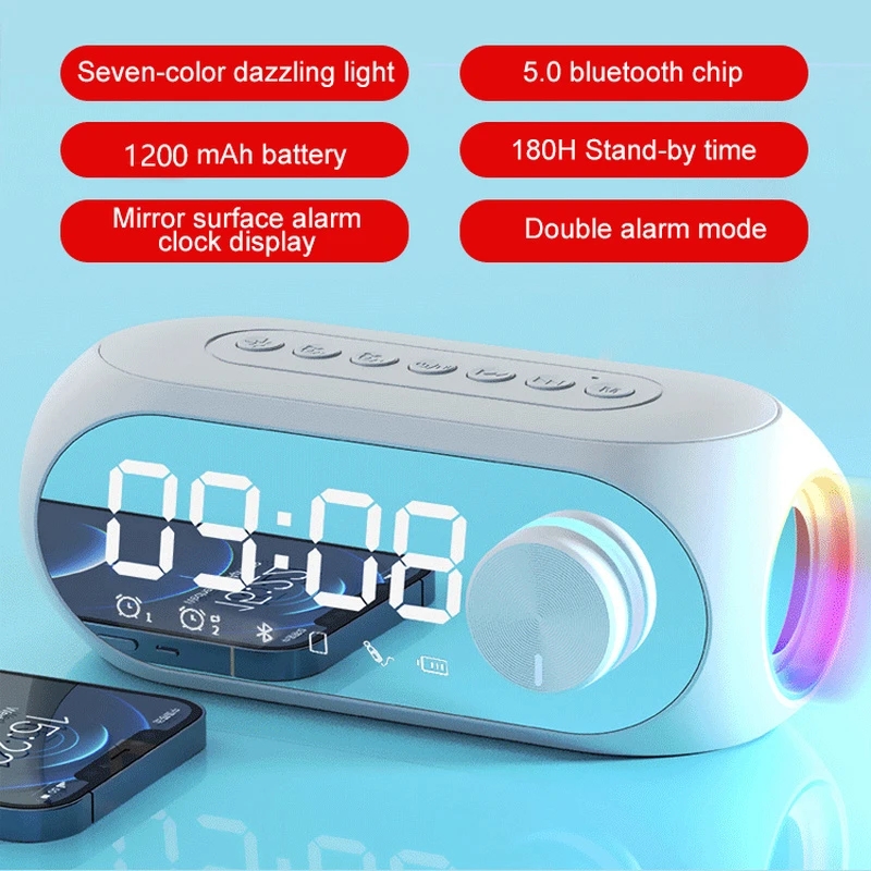 Alarm Clock Radio FM Bluetooth - Home Cinema Chairs recension och pris