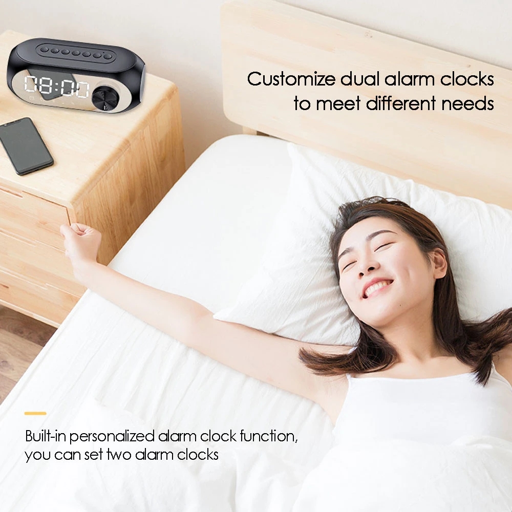 Alarm Clock Radio FM Bluetooth - Home Cinema Chairs recension och pris
