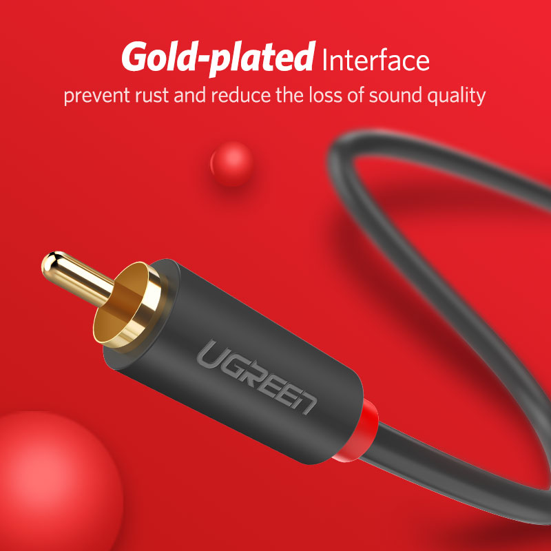 UGREEN 2RCA to 2 RCA Male to M - Genius Home Cinema recension och pris