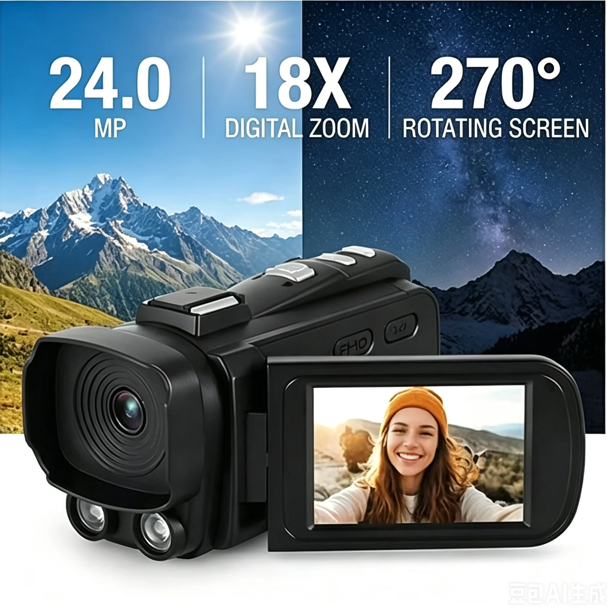 1080P Full HD Digital Camera V - Vintage Home Cinema recension och pris