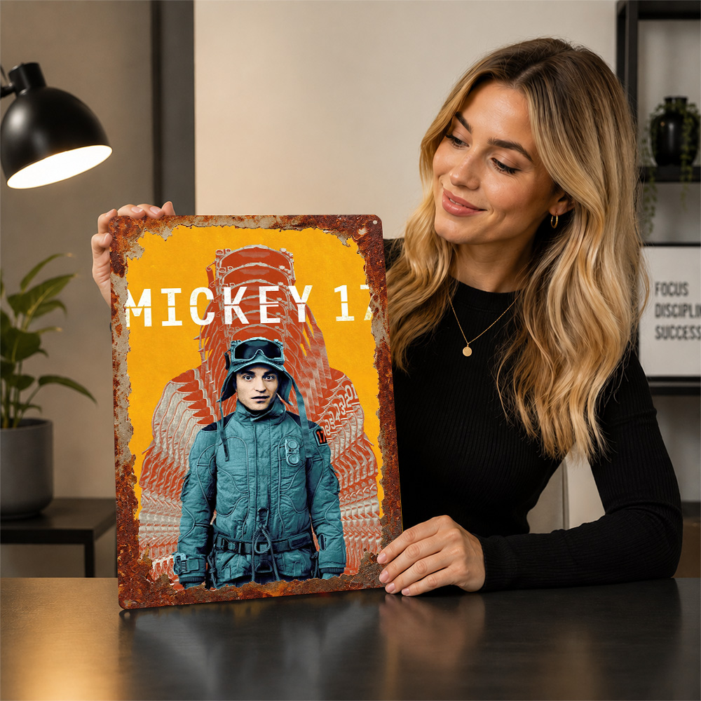 Mickey 17 Movie Metal Poster C - Home Cinema Films recension och pris