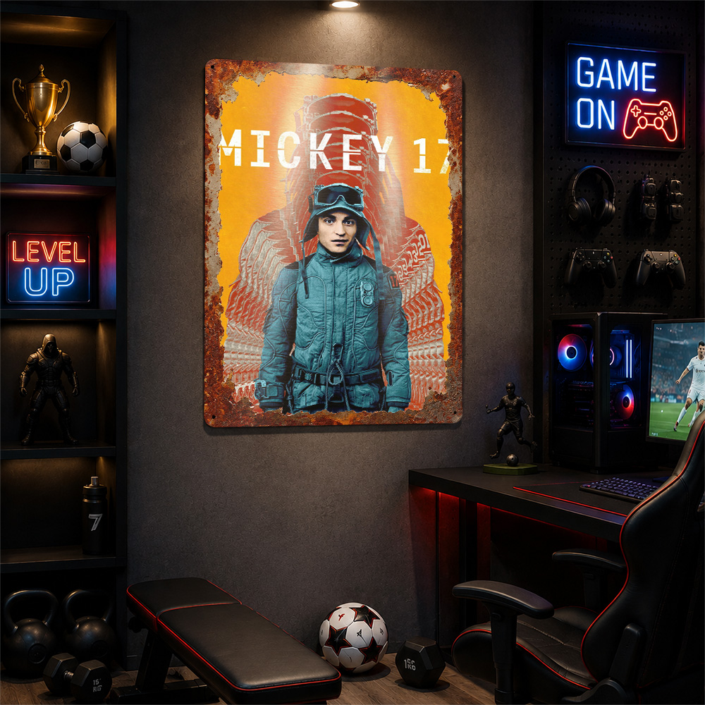 Mickey 17 Movie Metal Poster C - Home Cinema Films recension och pris