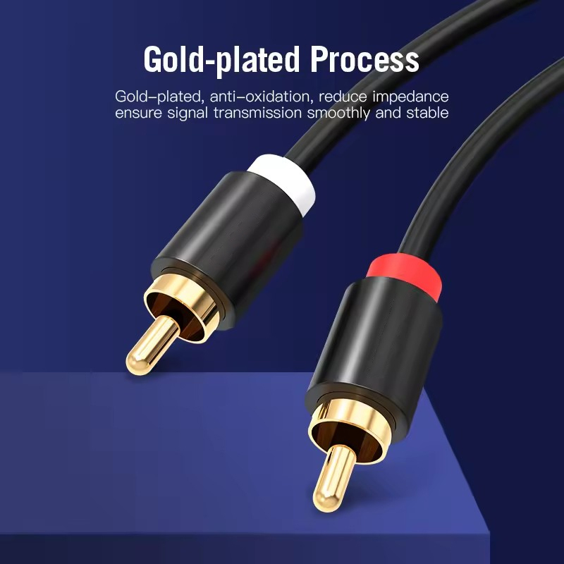 HIFI Stereo RCA Cable 2RCA to  - Genius Home Cinema recension och pris