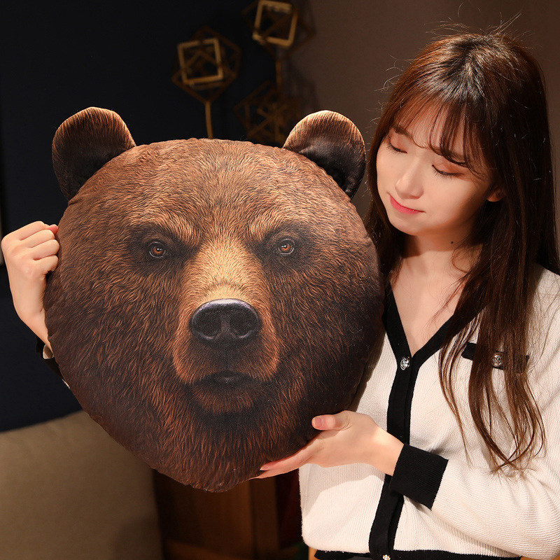 40cm 3D Simulation Animal Head - Home Cinema Chairs recension och pris