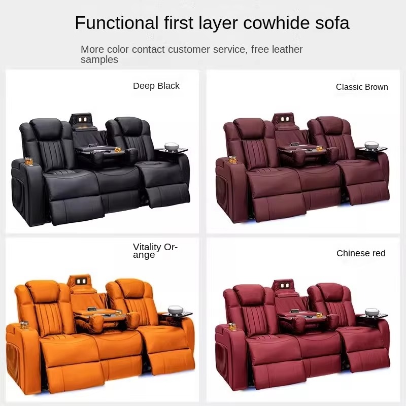 Leather Recliner Sofa Sets Pow - Home Cinema Chairs recension och pris
