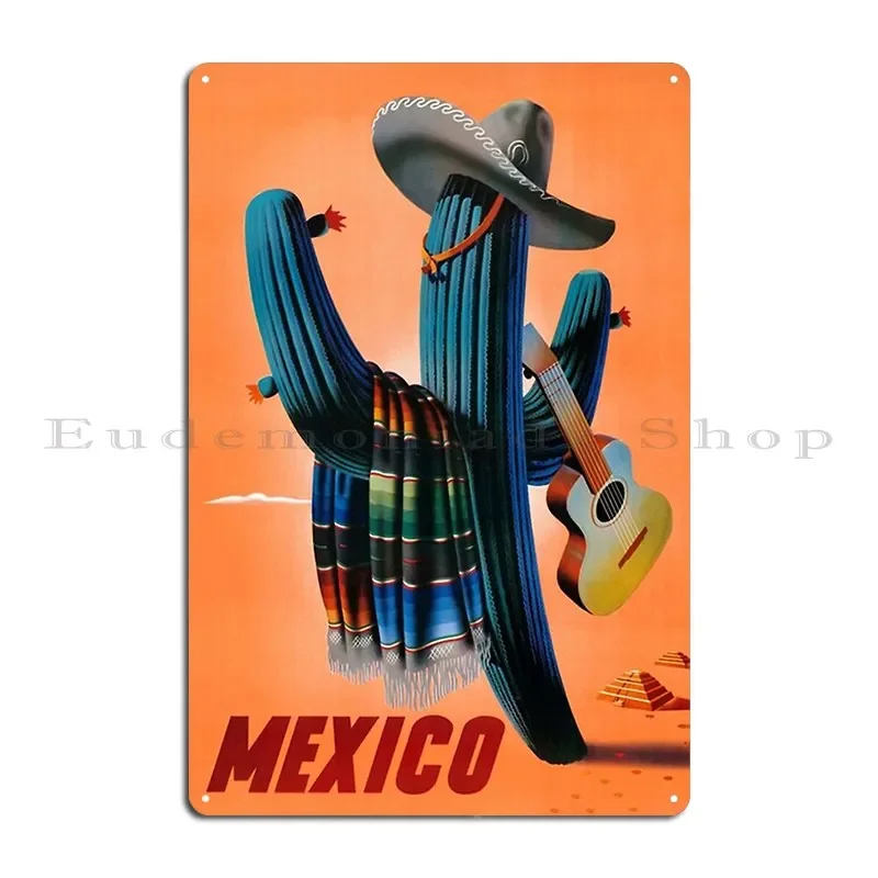 Mexico Vintage 1945 Metal Plaq - Vintage Home Cinema recension och pris