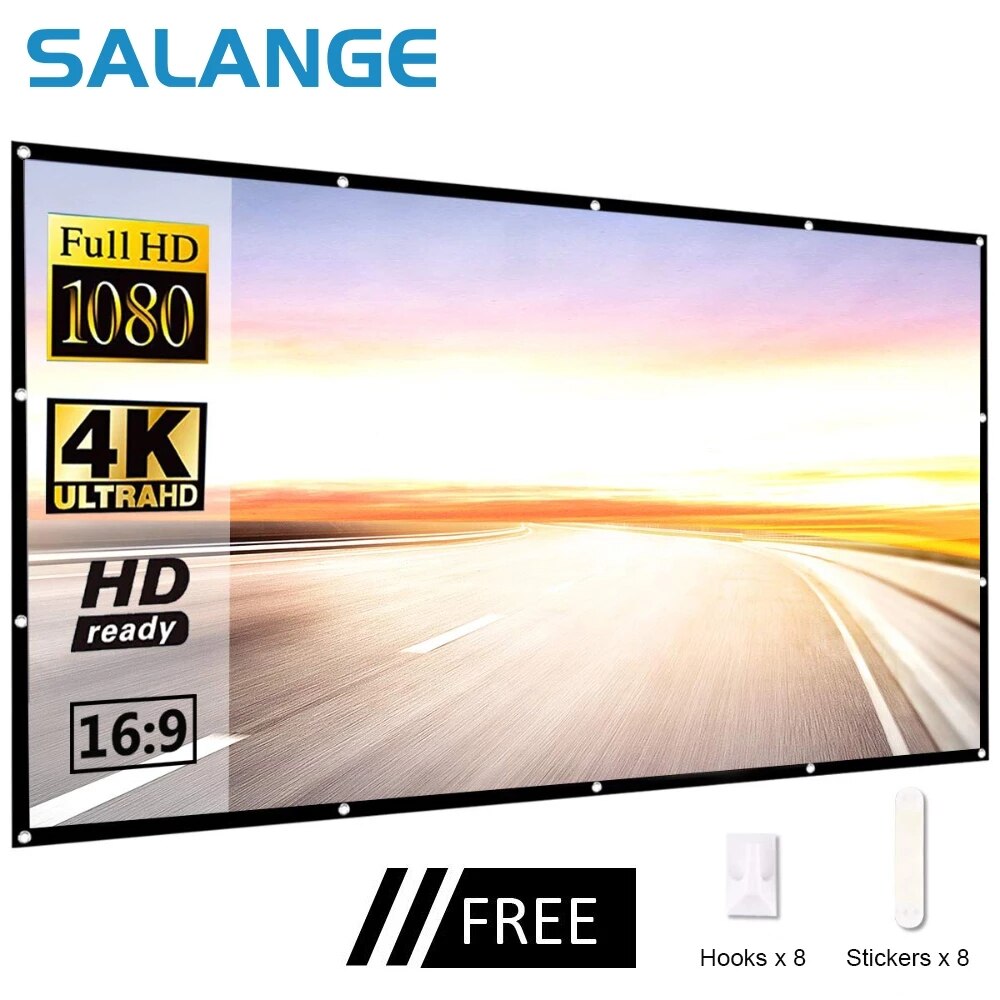 60 100 120 150Inch Simple Fold - Home Cinema Blanc recension och pris