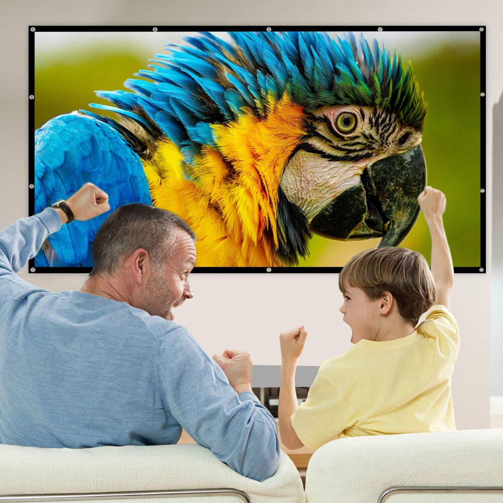 60 100 120 150Inch Simple Fold - Home Cinema Blanc recension och pris
