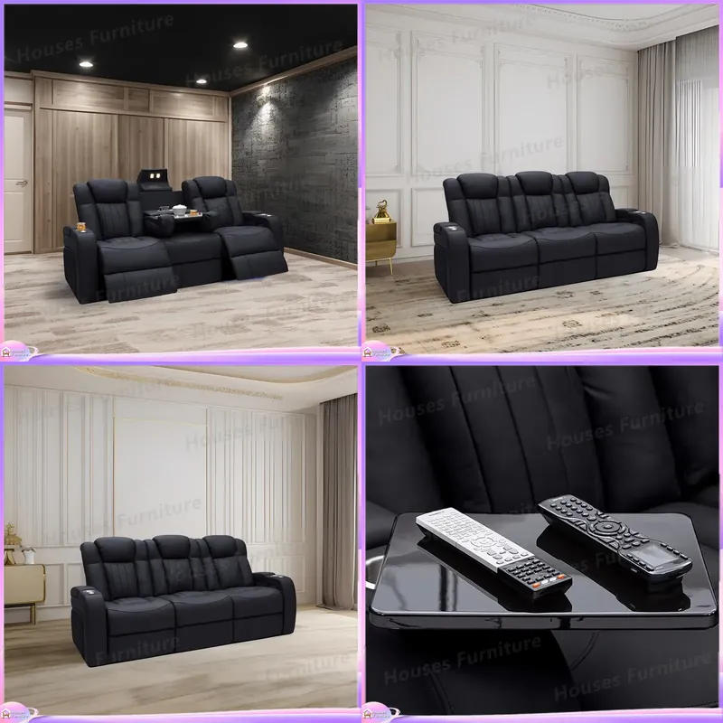 Leather Recliner Sofa Home The - Home Cinema Chairs recension och pris