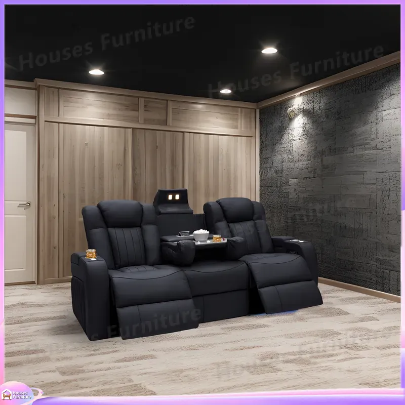 Leather Recliner Sofa Home The - Home Cinema Chairs recension och pris