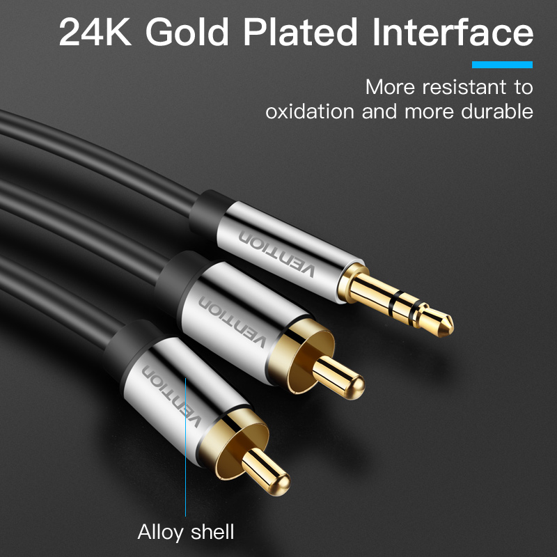 Vention RCA Cable 3.5 to 2rca  - Genius Home Cinema recension och pris