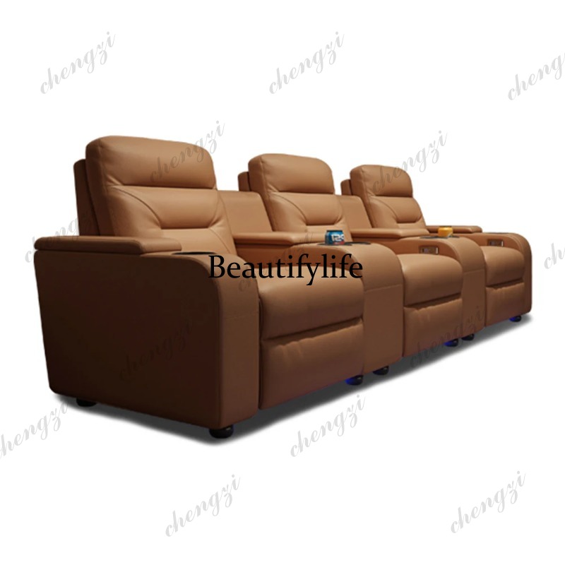 Leather Sofa set With POWER RE - Home Cinema Couch recension och pris