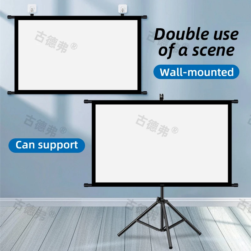 XMJM Projector Screen With Sta - Home Cinema Blanc recension och pris
